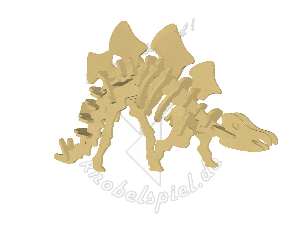 3d Holzpuzzle Dinosaurier Stegosaurus