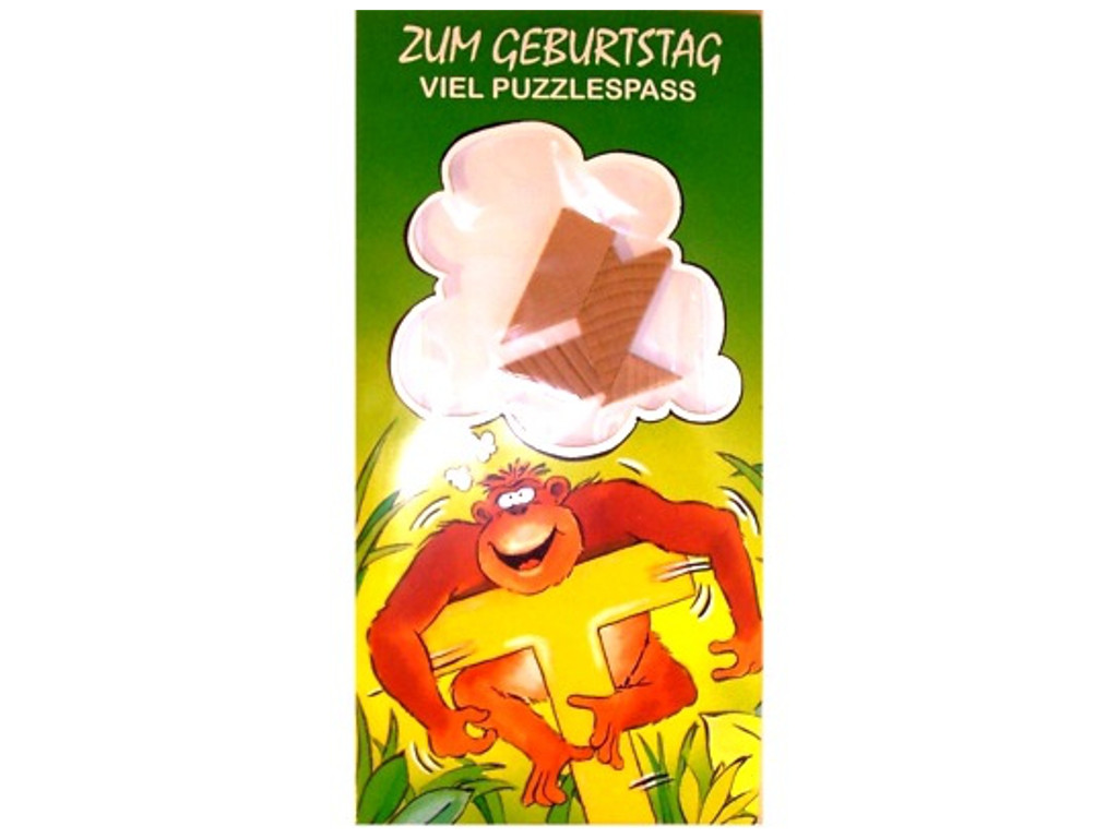 Geburtstagskarte Affe