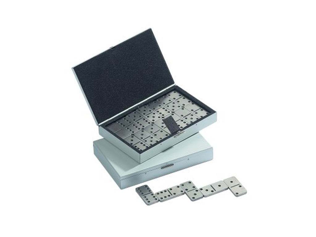 Gesellschaftsspiel Domino, Edelstahl