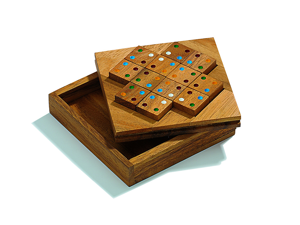 Gesellschaftsspiel Vier Farben Domino