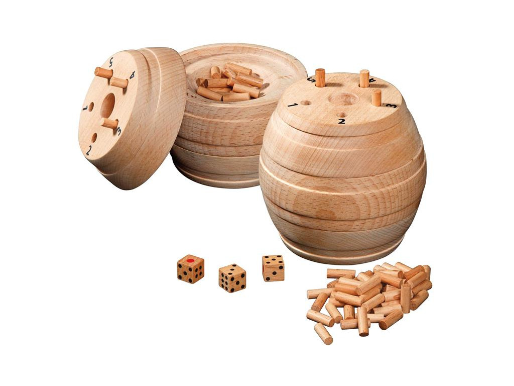 Gesellschaftsspiel W&uuml;rfelfass