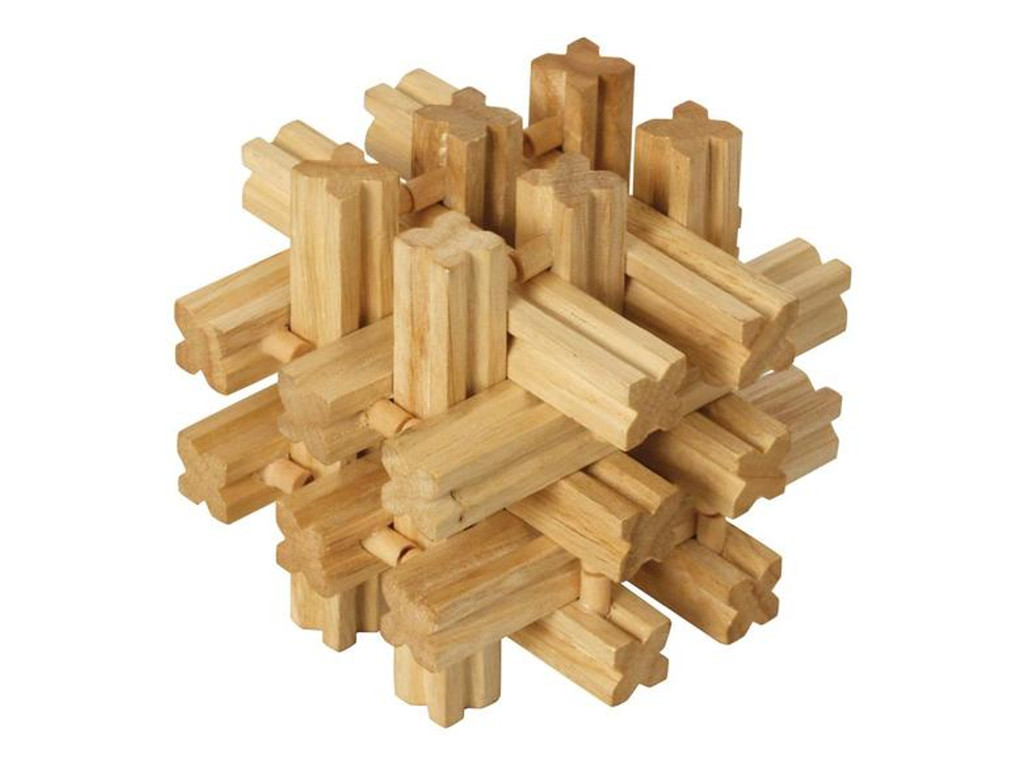 Holzknoten 18-Brüder-Puzzle