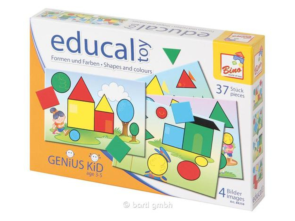 Kinderpuzzle Bino Form und Farben Spiel