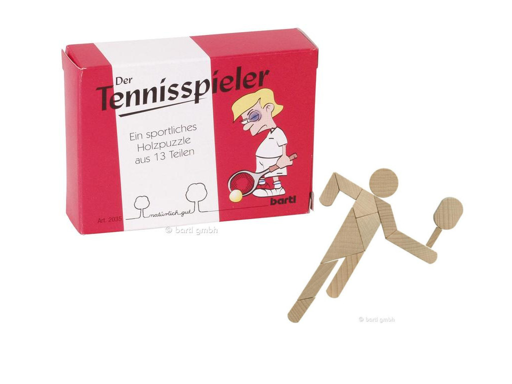 Legespiel Der Tennisspieler