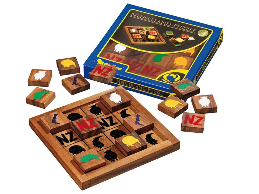 Legespiel Neuseeland-Puzzle