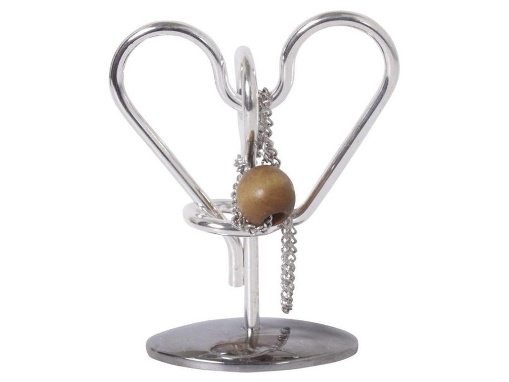 Metallpuzzle Herz auf Ständer