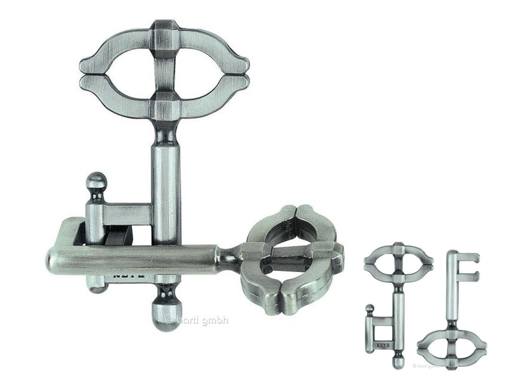 Metall Cast Puzzle Key II (zwei)