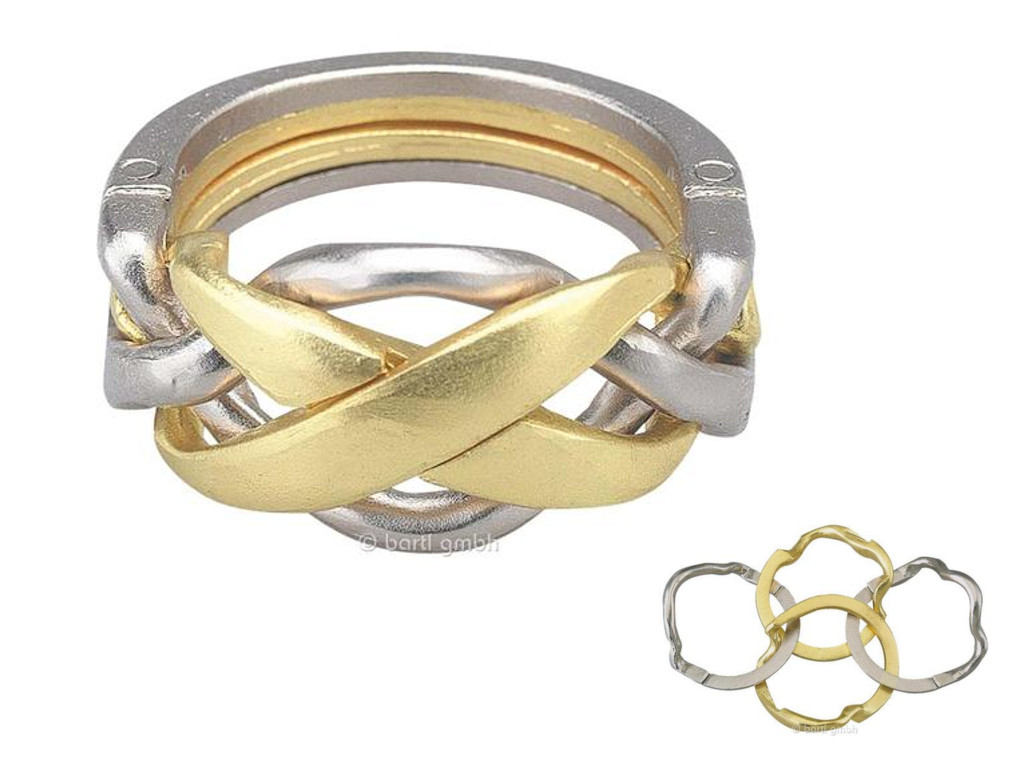 Metall Cast Puzzle Ring