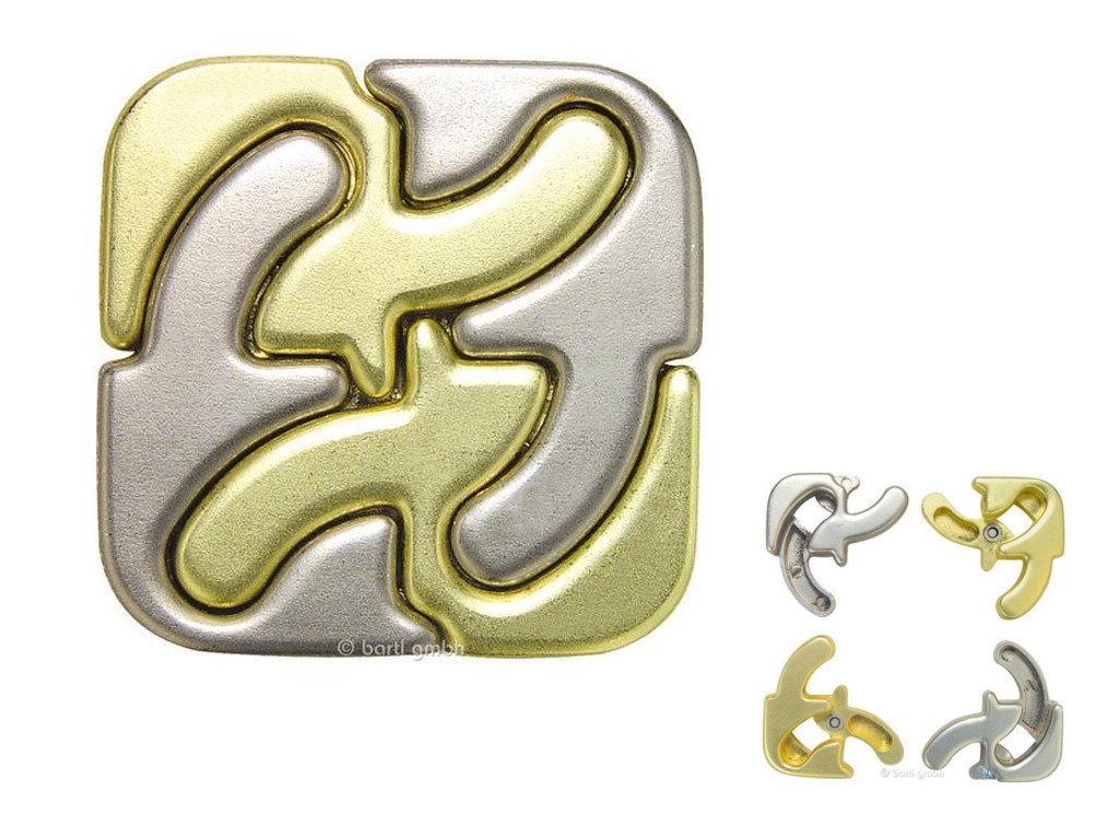 Metall Cast Puzzle Square