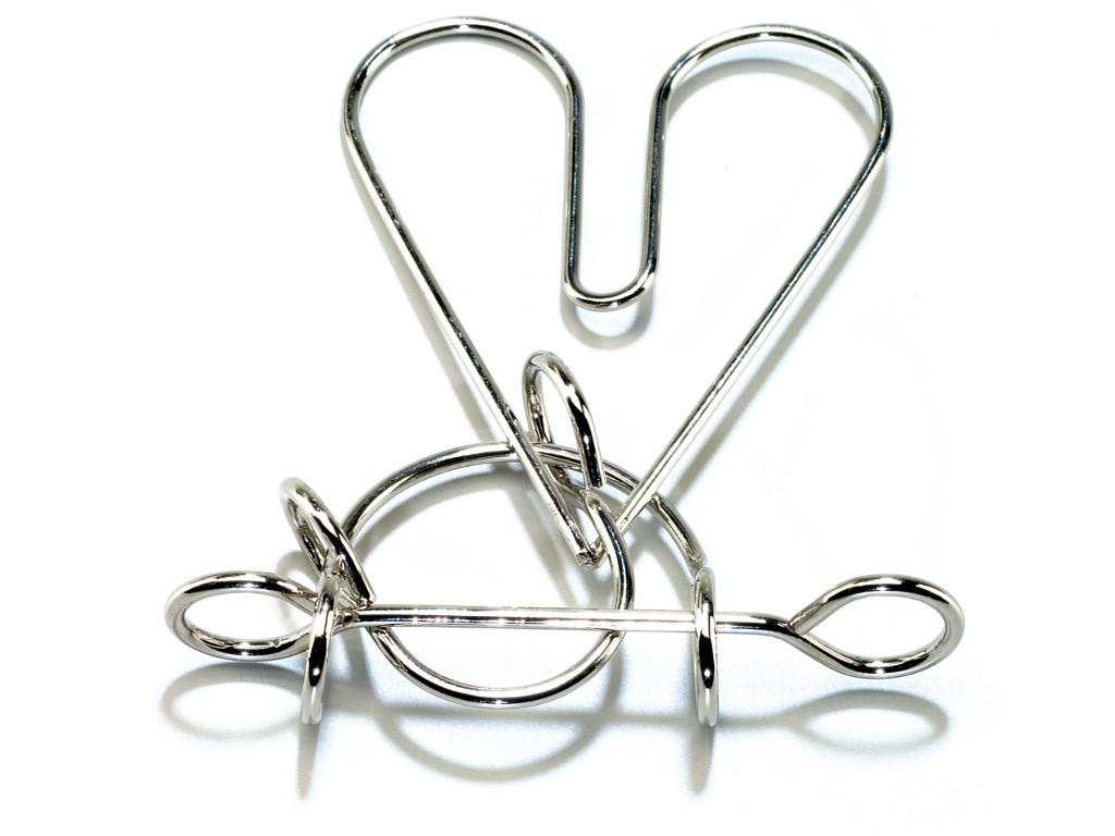 Metall Drahtpuzzle Nr.17