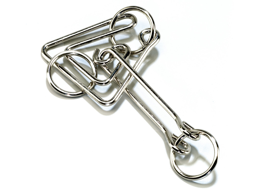 Metall Drahtpuzzle Nr.19