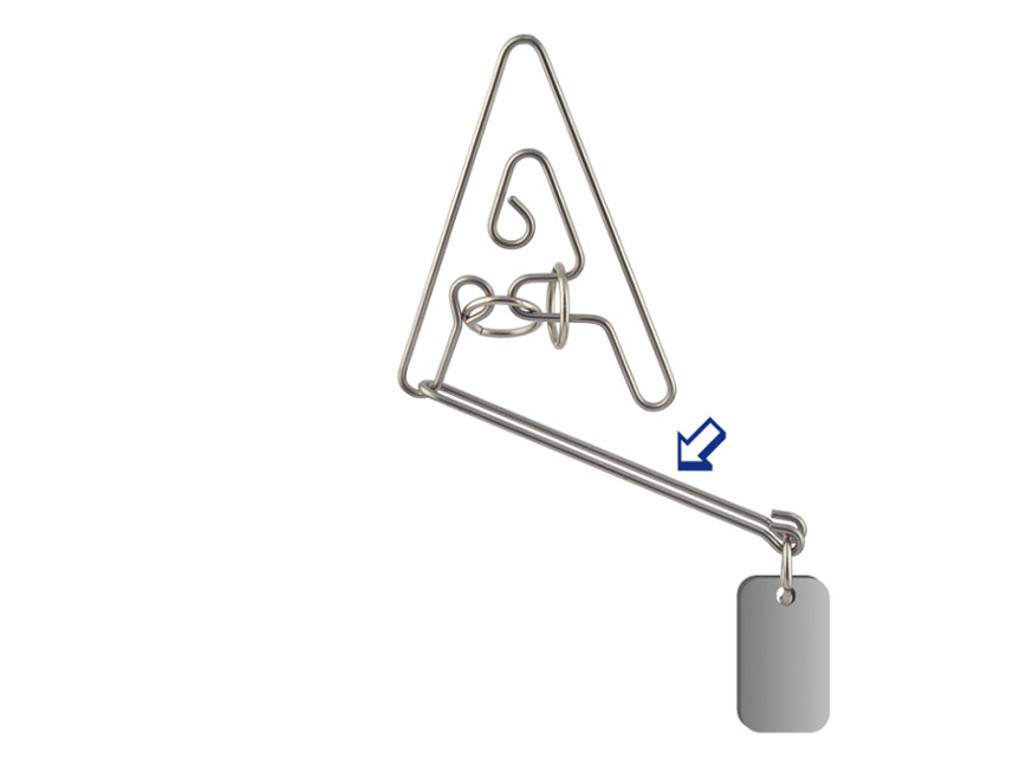 Metall Drahtpuzzle A