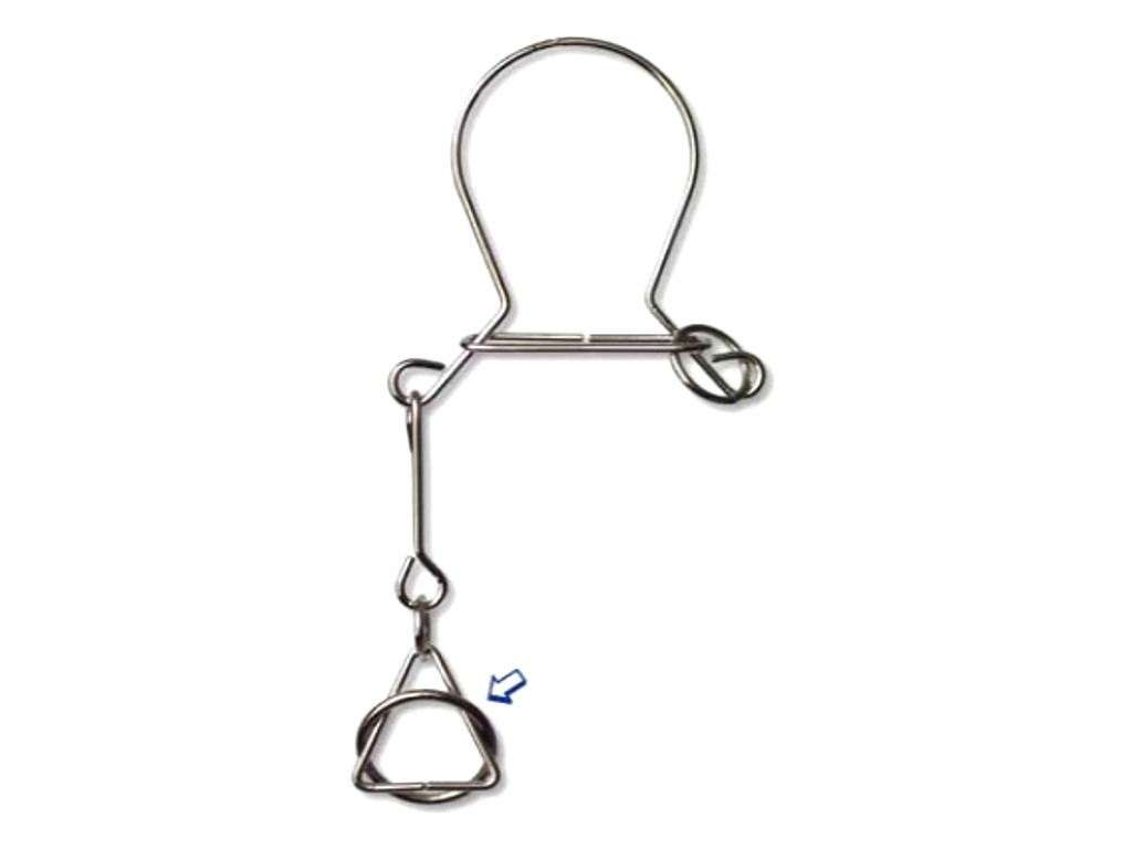 Metall Drahtpuzzle Glocke