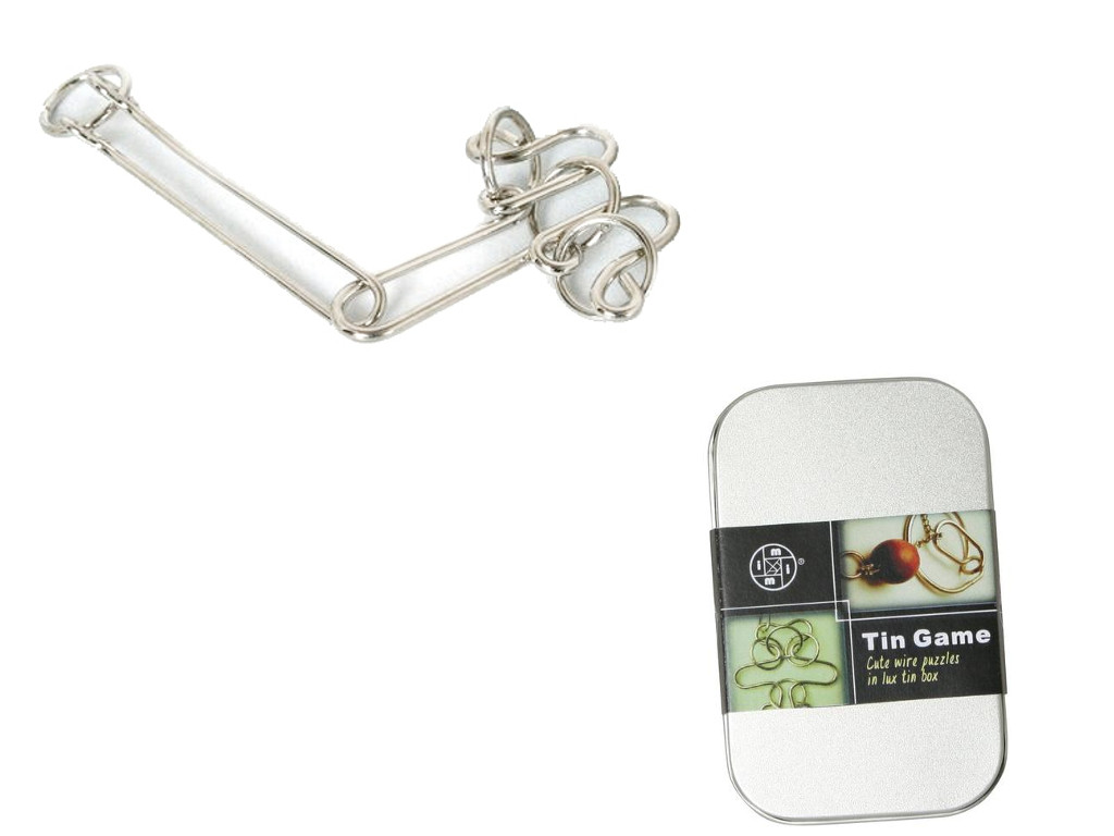 Metall Drahtpuzzle Tin Game 01