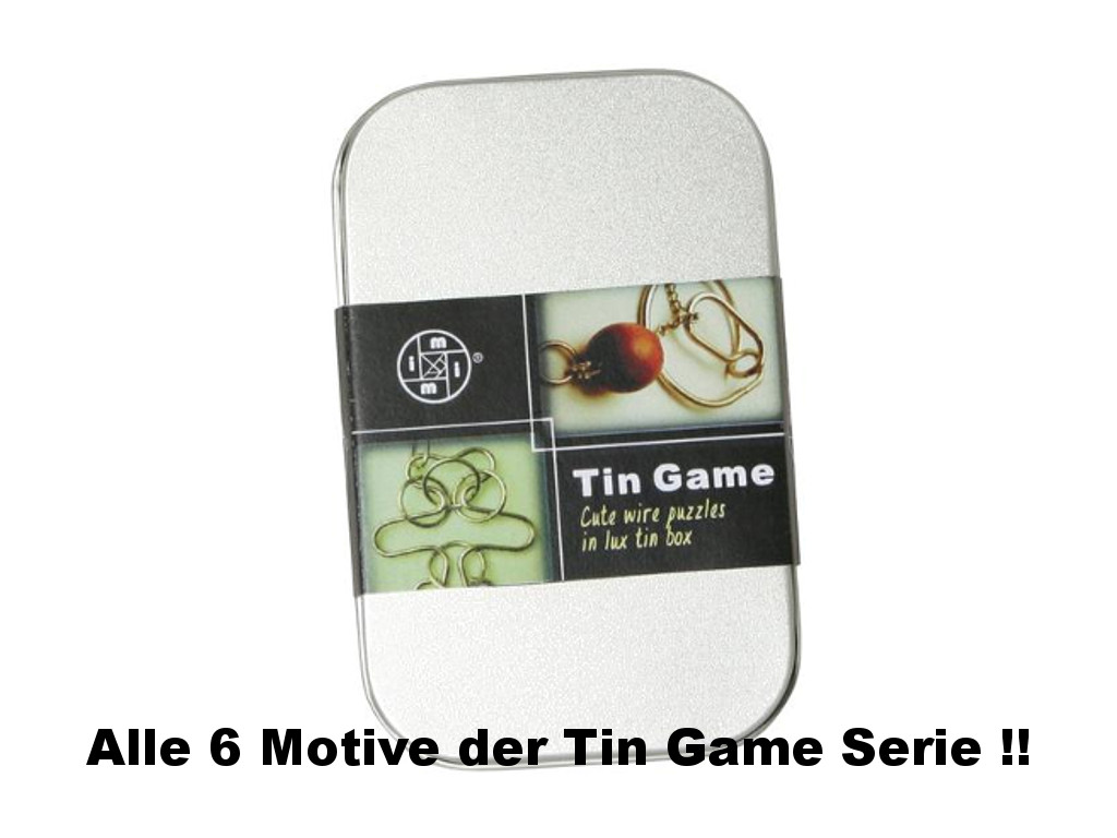 Metall Drahtpuzzle Tin Game 6er Set