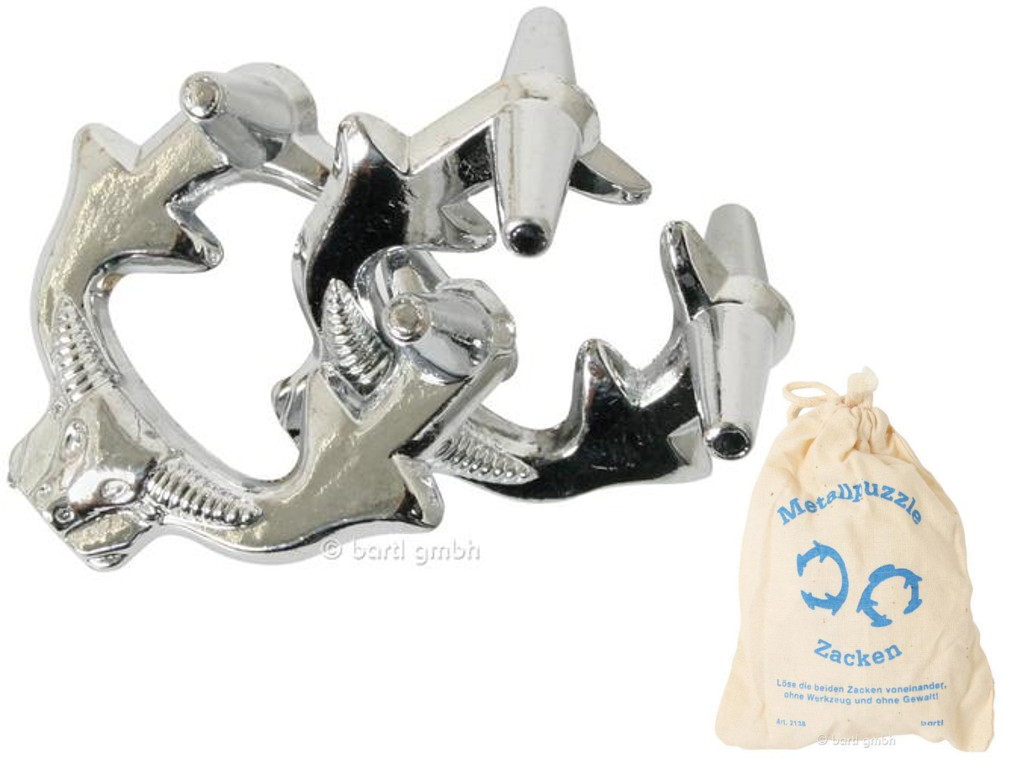 Metallpuzzle Zacken