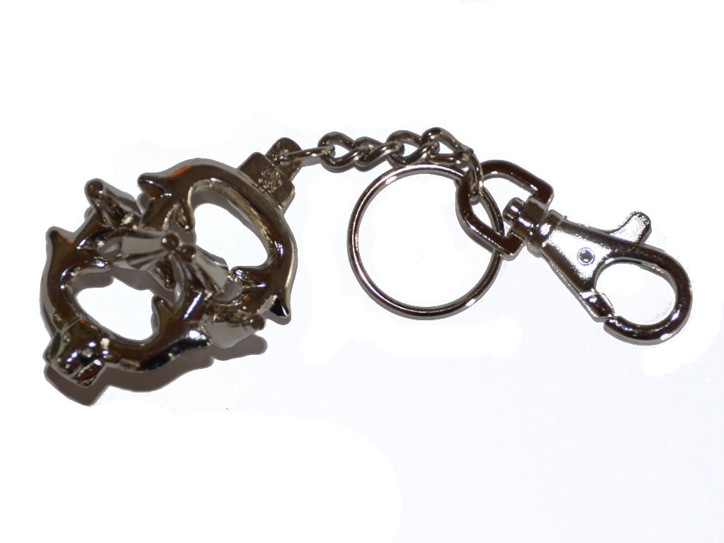 Metallpuzzle Schlüsselanhänger Zacken