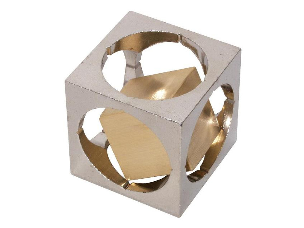 Metallpuzzle Cube in Cube
