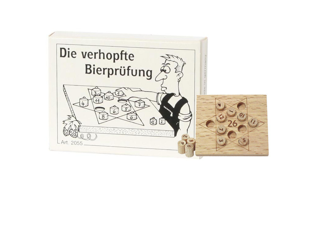 Mini Puzzle Die verhopfte Bierpr&uuml;fung