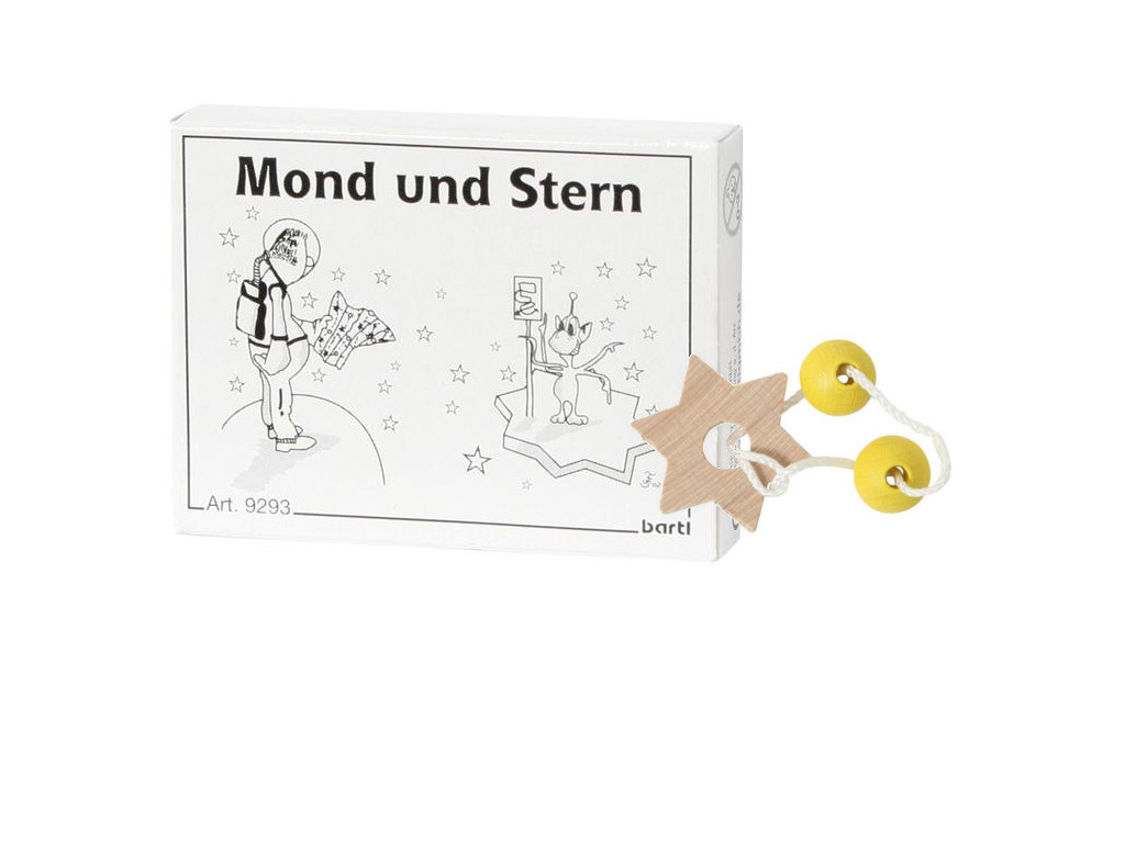 Mini Puzzle Mond und Stern