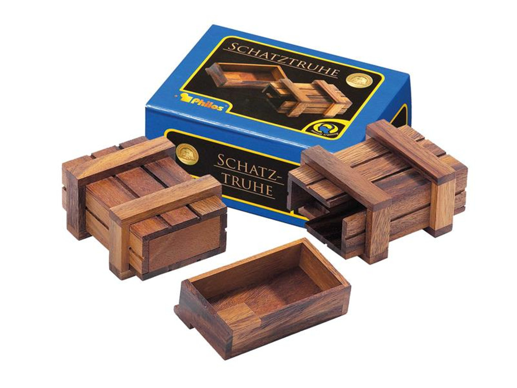 Puzzle mit Trick Schatztruhe