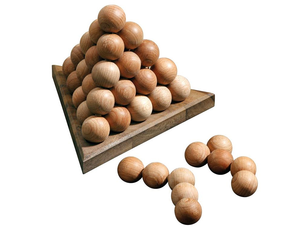 Puzzle Pyramide Kugel-Pyramide,gross