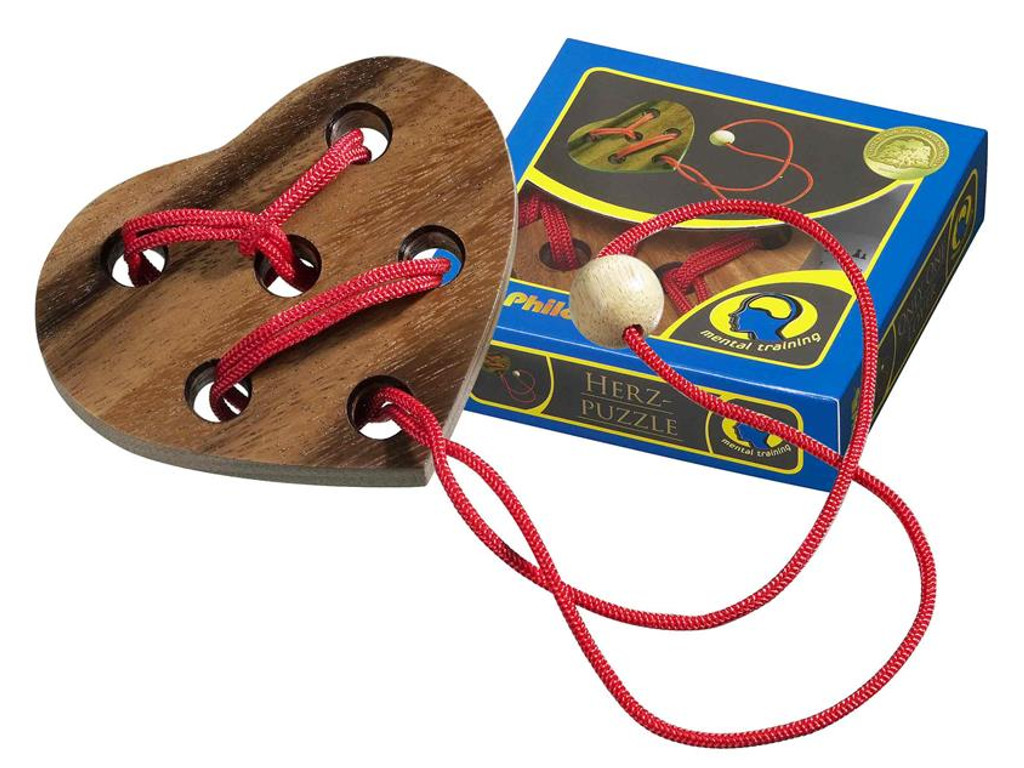 Seilpuzzle Herzpuzzle