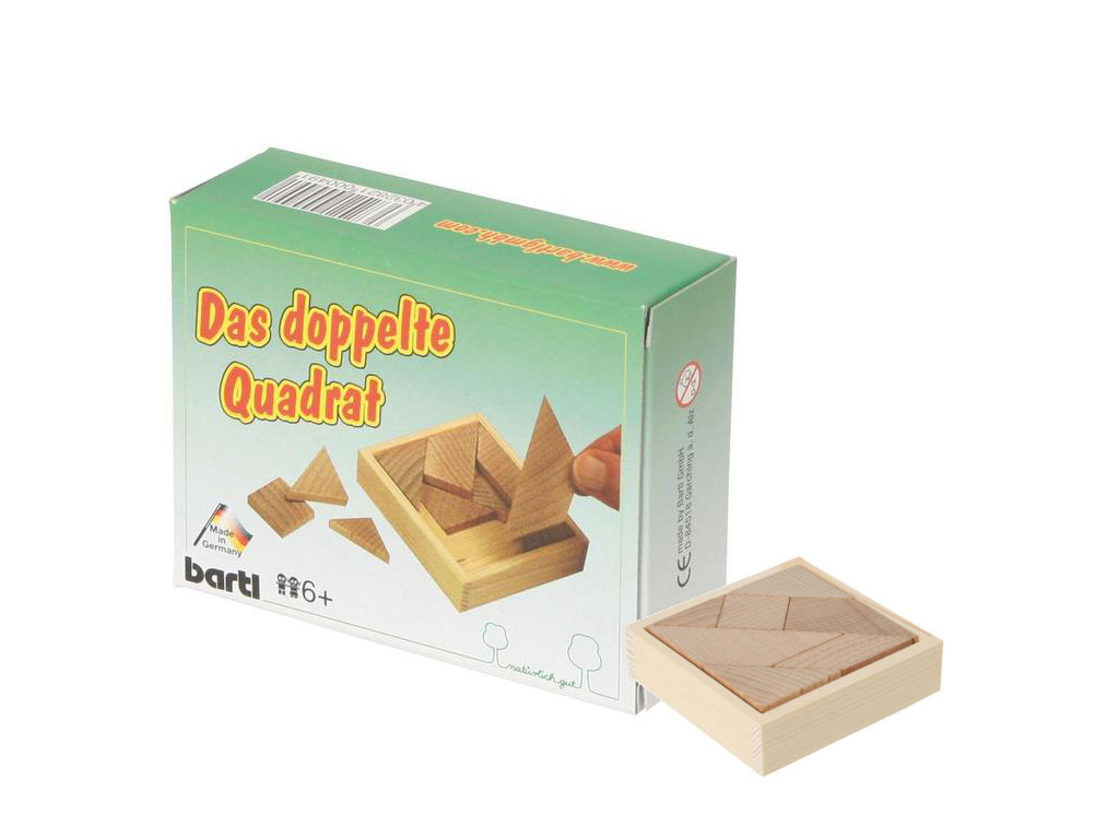 Taschenpuzzle Das doppelte Quadrat