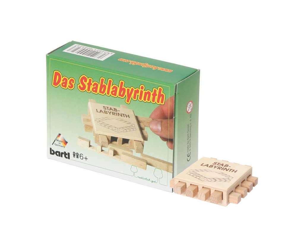 Taschenpuzzle Stab-Labyrinth