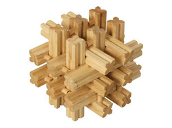 Holzknoten 18 Brüder Puzzle 