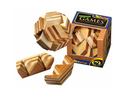 Holzknoten Bambus Ball Puzzle 