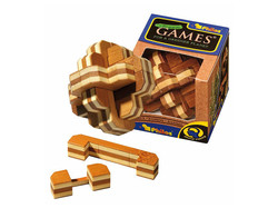 Holzknoten Bambus Blüten Puzzle 