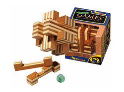 Holzknoten Bambus Cross Road Puzzle 