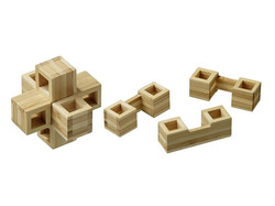 Holzknoten Bambus Cubycross 
