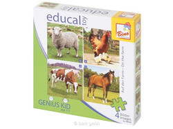 Kinderpuzzle Bino Bauernhof