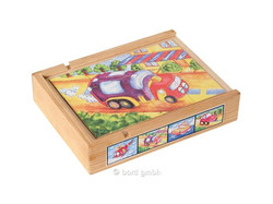 Kinderpuzzle Magnetpuzzle Set Fahrzeuge