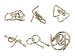 Metallpuzzle Big Nails 6er Set 