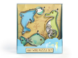 Metallpuzzle Drahtpuzzle First Wire Puzzle Aquatic