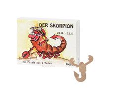 Mini Puzzle Sternzeichen Skorpion