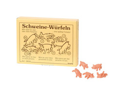 Mini Spiel Schweine Würfel